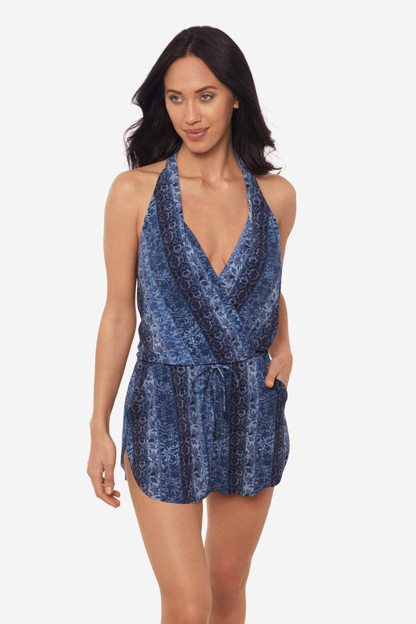MagicSuit Via Roma Ellie One Piece Romper Swimsuit
